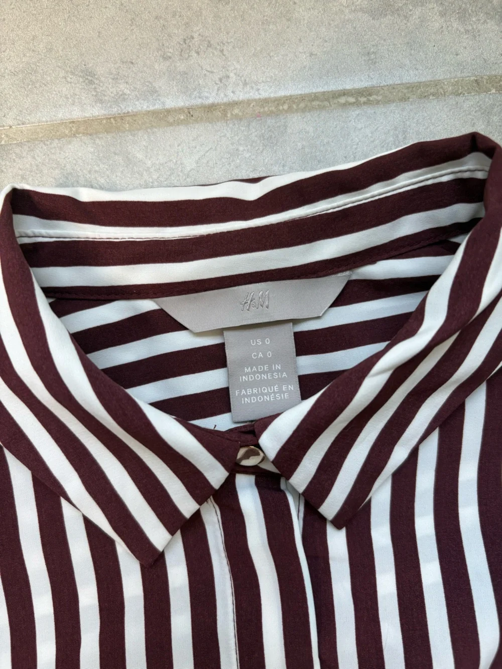 Maroon bundle. Floral striped business casual corset forever 21 H&M intimates